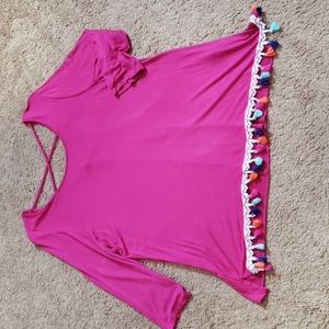 Free! Ornate 3/4 sleeve tunic szXL free when bundled